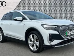 White Used 2022 Audi Q4 e-tron S-Line SUV | £25,939