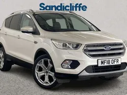 White Used 2018 Ford Kuga ST-Line X SUV | £11,573 (Good price)