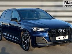 Blue Used 2021 Audi Q7 Black Edition SUV | £42,150 (Fair price)