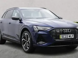 Blue Used 2022 Audi e-tron Black Edition SUV | £33,204 (A bit pricey)