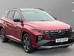 Red Used 2023 Hyundai Tucson N Line SUV | £27,366 (Fair price)