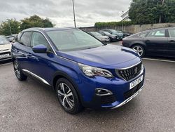Blue Used 2017 Peugeot 3008 Allure Hatchback | £9,995 (A bit pricey)
