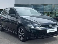Deep black pearl Used 2023 VW Polo R-line Hatchback | £21,490 (Fair price)