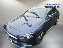 Blue Used 2022 Mercedes CLA200 AMG line Coupe | £21,200 (Good price)