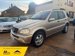 Gold Used 2002 Mercedes ML320 SUV | £1,995