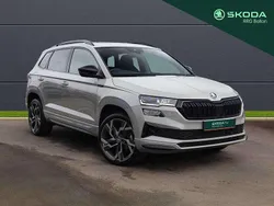 Meteor grey Used 2024 Skoda Karoq SportLine SUV | £28,495 (Fair price)
