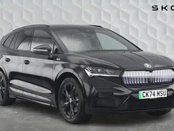 Black Used 2024 Skoda Enyaq iV vRS SUV | £33,973 (Fair price)
