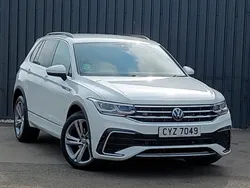 White Used 2024 VW Tiguan R-line Edition SUV | £31,498 (Fair price)