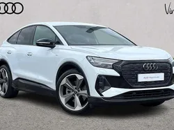 White Used 2024 Audi Q4 Sportback e-tron Black Edition SUV | £36,290 (Good price)