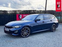 Blue Used 2021 BMW 330e M Sport Estate | £22,650 (Expensive)