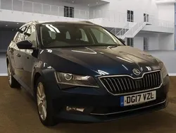 Blue Used 2017 Skoda Superb SE L Executive Estate | £11,573 (Fair price)