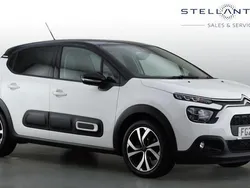 White Used 2022 Citroën C3 PureTech Hatchback | £14,416 (Fair price)