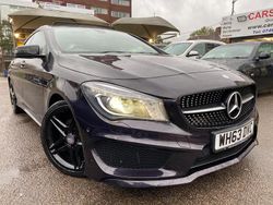 Mauve/purple Used 2014 Mercedes CLA180 AMG Sedan | £10,299 (Fair price)