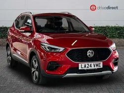 Tri coat dynamic red Used 2024 MG ZS Excite Sedan | £13,650 (Fair price)