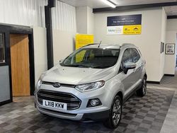 Silver Used 2018 Ford Ecosport Titanium SUV | £8,145 (Fair price)