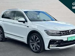 White Used 2017 VW Tiguan R-line SUV | £19,491 (A bit pricey)