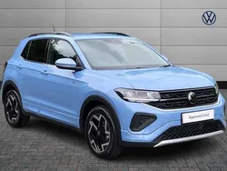 Blue New 2025 VW T-Cross R-line SUV | £26,579 (A bit pricey)