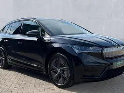 Black magic pearl effect Used 2024 Skoda Enyaq iV vRS SUV | £34,900 (Fair price)