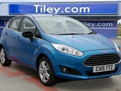 Blue Used 2015 Ford Fiesta Zetec Hatchback | £6,490 (Fair price)