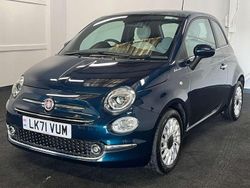 Blue Used 2021 Fiat 500 Dolcevita Hatchback | £10,495 (Fair price)