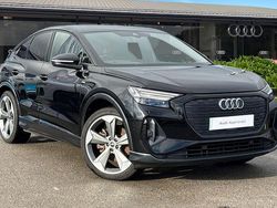 Black Used 2022 Audi Q4 Sportback e-tron Advanced SUV | £32,990