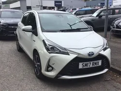 White Used 2017 Toyota Yaris Hybrid Hatchback | £11,000 (Fair price)
