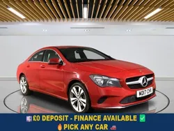 Red Used 2017 Mercedes CLA180 Sedan | £11,949 (Fair price)