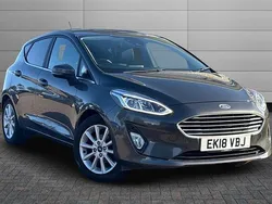 Grey Used 2018 Ford Fiesta Titanium Hatchback | £9,395 (Fair price)