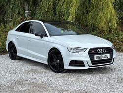 White Used 2018 Audi S3 Black Edition Sedan | £17,495 (Fair price)
