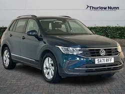 Blue Used 2021 VW Tiguan Life SUV | £16,980 (Fair price)