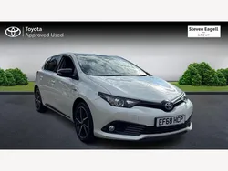 White Used 2018 Toyota Auris Hybrid Design Hatchback | £12,450 (A bit pricey)