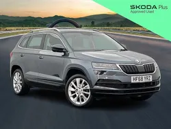 Quartz grey metallic Used 2018 Skoda Karoq SUV | £14,299 (Fair price)