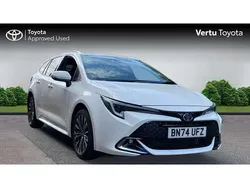 White New 2024 Toyota Corolla Design Estate | £27,918 (Expensive)