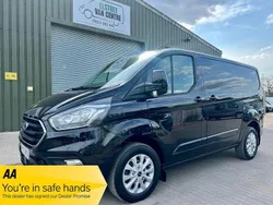 Black Used 2023 Ford Transit Custom Limited Van | £19,990 (Fair price)