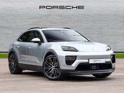Dolomite silver metallic New 2025 Porsche Macan 4 Electric SUV | £77,500
