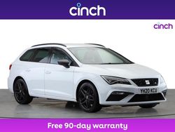 White Used 2020 Seat Leon Black Edition Estate | £13,999 (Fair price)