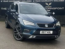 Blue Used 2017 Seat Ateca XCELLENCE SUV | £9,595 (A bit pricey)