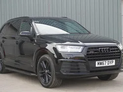 Black Used 2017 Audi Q7 S-Line SUV | £21,995 (Fair price)