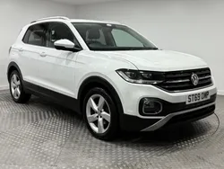 White Used 2019 VW T-Cross SEL SUV | £11,995 (Fair price)