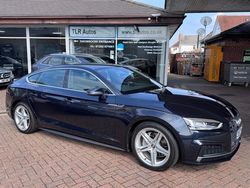 Blue Used 2017 Audi A5 Sportback S-Line Hatchback | £15,990 (Fair price)