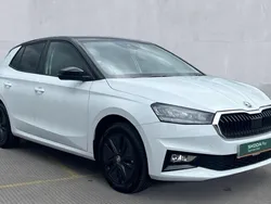 Moon white metallic black magic pearl effect Used 2024 Skoda Fabia Design Edition Hatchback | £18,850