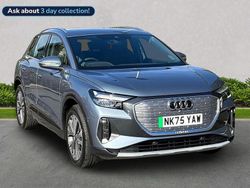 Blue Used 2025 Audi Q4 e-tron Sport SUV | £35,967 (Expensive)