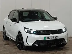 Brilliant paint arctic white New 2025 Vauxhall Corsa-e Ultimate Hatchback | £19,998 (Fair price)