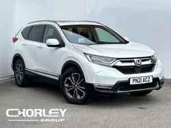 White Used 2021 Honda CR-V Hybrid SUV | £27,299 (Expensive)