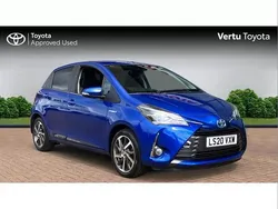 Blue Used 2020 Toyota Yaris Hybrid Hatchback | £13,772 (Fair price)