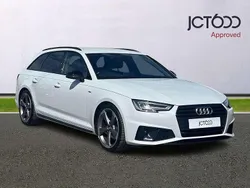 White Used 2019 Audi A4 Black Edition Estate | £19,300 (Fair price)