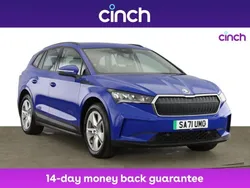 Blue Used 2021 Skoda Enyaq iV ecoSuite SUV | £16,399 (Fair price)