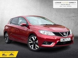 Red Used 2017 Nissan Pulsar Tekna Hatchback | £7,380 (Fair price)
