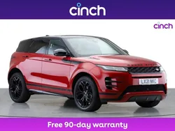 Red Used 2021 Land Rover Range Rover evoque HSE Dynamic SUV | £22,989 (Fair price)
