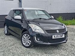 Black and white Used 2015 Suzuki Swift SZ-L Hatchback | £5,250 (Fair price)